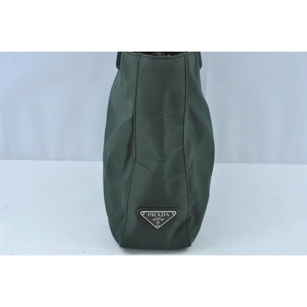 Auth Prada Nylon Tessuto Plastic Hand #74256P13B - Picture 3 of 15